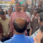 Modinagar bank fraud protest outside Ujjivan Small Finance Bank