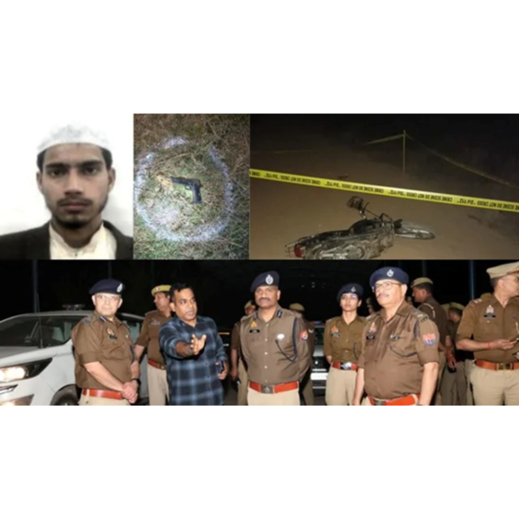 Ghaziabad News Zeeshan killed in police encounter after attack on YouTuber Salim