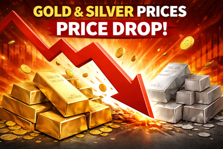 Gold Silver Price Today गिरावट सोना चांदी रेट अपडेट इंडिया | gold and Silver Rate Today