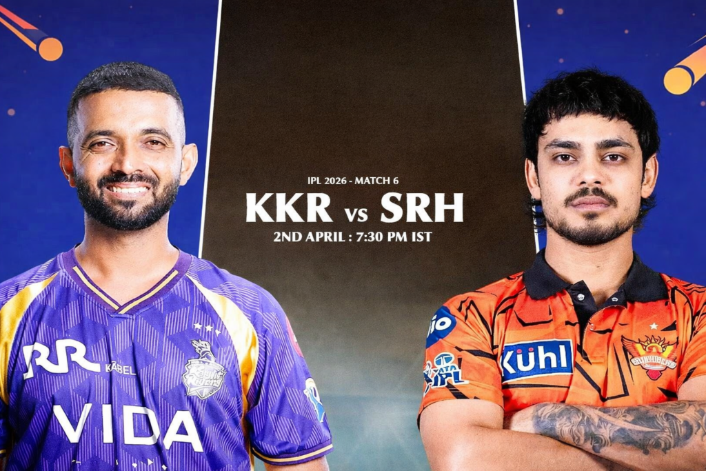 IPL 2026 KKR vs SRH