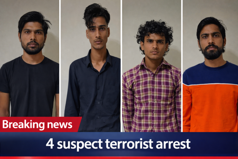 लखनऊ में आतंकी साजिश नाकाम, UP ATS ने 4 संदिग्धों को गिरफ्तार किया, पाकिस्तान कनेक्शन सामने आया