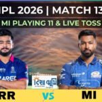 IPL 2026 में राजस्थान रॉयल्स और मुंबई इंडियंस का मुकाबला, हार्दिक पांड्या की फिटनेस पर सस्पेंस | IPL 2026 RR vs MI