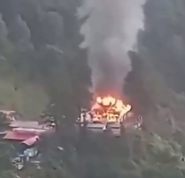 Fire Breaks Out at Maa Bhagwati Temple